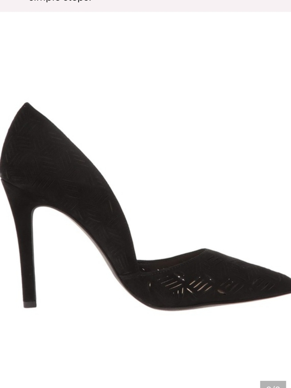 Jessica Simpson Black Heels - Picture 2 of 8